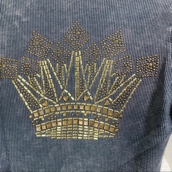 Vocal women’s top Size S- M Color Gray - Picture 7 of 7